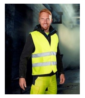  Safety vest for adults with logo print