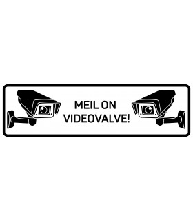 "Video surveillance" warning sticker