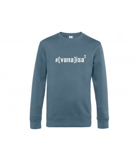 [vanha]isä² -huppari hehkuvalla kirjoituksella pimeässä