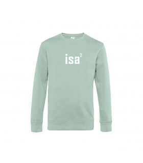 Классический худи с светящимися в темноте надписями "Isa²"