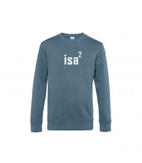 Классический худи с светящимися в темноте надписями "Isa²"