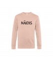  Soft pink home shirt with black lettering