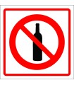 Alkoholin käyttökiellon merkki