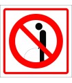  No urinating sign