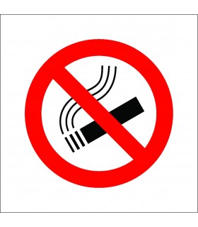  No smoking sticker