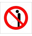  No urinating sticker