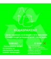 Jätteiden lajittelutarra/LASIPAKKAUS
