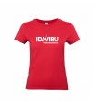 Naisten puuvillainen T-paita "IDA-VIRU SEIKLUSMAA"