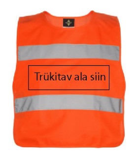  Safety vest for children over the head model