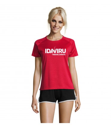  Sporty T-shirt for women "IDA-VIRU SEIKLUSMAA"