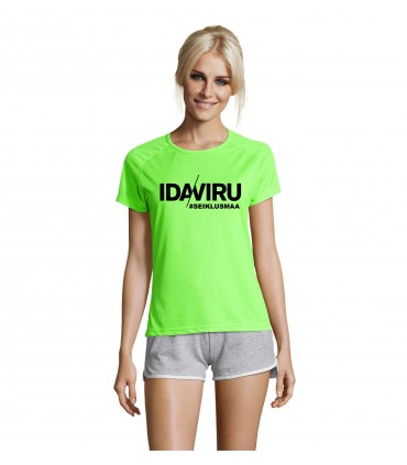  Sporty T-shirt for women "IDA-VIRU SEIKLUSMAA"