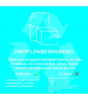 Garbage sorting label_Paperpacking