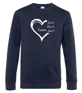 Sweatshirt for Mom with children`s names