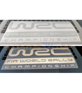  WRC reflective sticker for the car