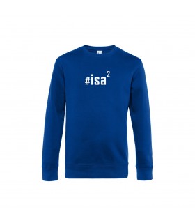 Классический худи с светящимися в темноте надписями "Isa²"