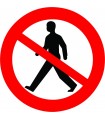  "No Passage" sticker